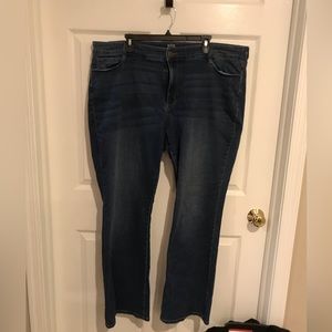 A.N.A. Woman’s Blue Jeans Bootcut Size 24W NWOT